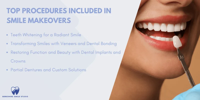 Popular Cosmetic Dentistry Treatments in Smile Makeovers